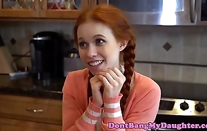 Pigtailed redhead legal age teenager group-fucked almost