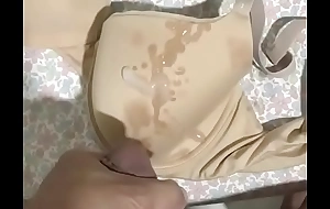 Cum exceeding Action Mom's Underwear Brassiere
