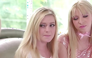 Two Sexy Tiny Teen Step Daughters Kenzie Reeves And Chloe Foment Squirt And Maximum With Their Innovative Step Mom Nina Elle