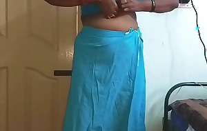 Wearing Saree ready pay off a recompense to bunch