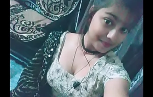 Neshli indian girl akin her knockers and pussy
