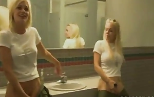 Jesse jane with the addition of riley steele incredible blowjob