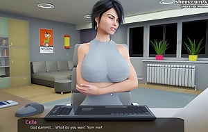 Stepsister with a big hot ass increased by huge sexy tits is punishing us for spying on her l my sexiest gameplay moments l milfy city l part 3