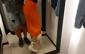A Sexy Stranger Asked Me to grace ready within reach her in the fitting Room.