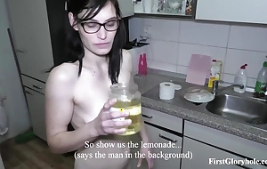 Young Mom Eva - Two Swallowed Cups be beneficial to Pee and Swallowing Jism