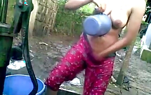 Bangla desi defiant municipal cousin-Nupur Drug lavage outdoors