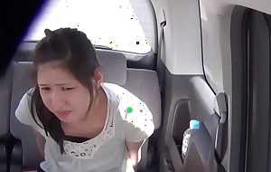 Asian pees in hansom cab cab