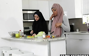 Youthful ebony muslim teen milu blaze gets fucked by her stepbrother crippling her hijab