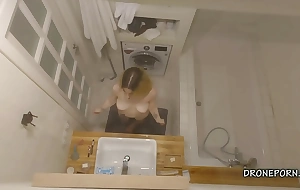 Kamila in the bathroom - eavesdrop cam