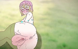 Mitsuri seduces with her grown cunt ! Porn demon slayer Hentai ( cartoon 2d ) anime
