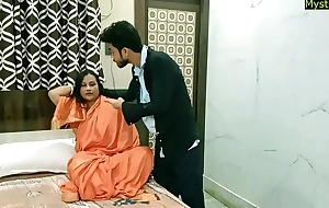 Desi step mother in law fucked by daughter husband! Viral jobordosti sex with audio